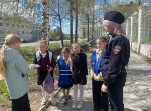 Совместная акция отряда ЮИД с Госавтоинспекцией