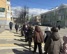 Урок безопасности для юных пешеходов.