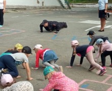 Всероссийская акция «Зарядка со стражем порядка» прошла в Кушве