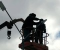 В поселке Вагонник коммунальщики осветили детскую площадку