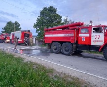 В Верхней Баранче ночью горел частный дом на главной улице