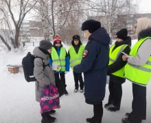 «Внимательный Пешеход» совместная акция Госавтоинспекции и юных инспекторов движения