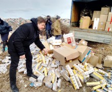 В Нижнем Тагиле уничтожили 80 тысяч пачек контрафактных сигарет