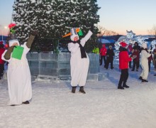 Кушвинский ледовый городок открыли одним из самых первых в регионе