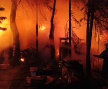 В дачном кооперативе Кушвы было огнено