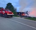 В Верхней Баранче ночью горел частный дом на главной улице