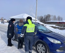 Акция «Письмо водителю» в Верхней Туре