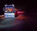 Сотрудники ГИБДД устанавливают обстоятельства ДТП, в результате которого погиб пешеход