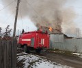 В Кушве горел частный дом
