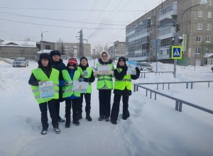 «Внимательный Пешеход» совместная акция Госавтоинспекции и юных инспекторов движения