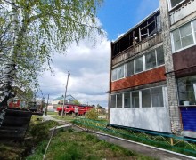 В Вагоном микрорайоне горела многоэтажка