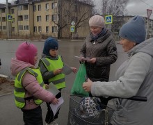 Мерпоприятие совместно с воспитанниками детского сада