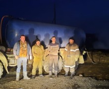 В деревне Кедровка произошел крупный пожар 