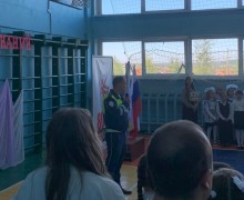 В День знаний руководители и сотрудники Госавтоинспекции приняли участие в торжественных линейках