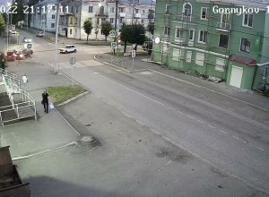 Две аварии попали на камеру видеонаблюдения в Кушве