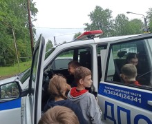 В лагере дневного пребывания прошла встреча с инспектором Госавтоинспекции