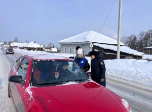 Акция «Письмо водителю» в Верхней Туре