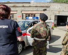 Росгвардейцы поздравили курсантов «Беркута-Спасателя» с наступающим праздником