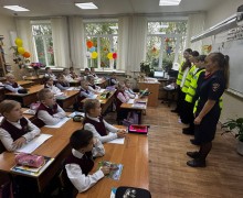 День световозвращателя прошел в школе № 6 города Кушва.