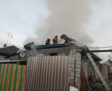 В Кушве горел частный дом