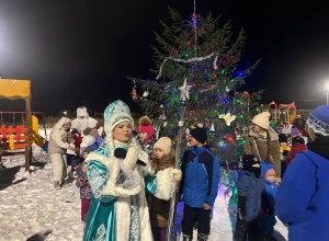 Старт Новому году в Кушвинском муниципальном округе был дан в посёлке Восток. 