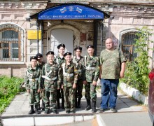 Росгвардейцы поздравили курсантов «Беркута-Спасателя» с наступающим праздником