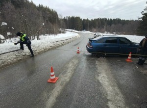 На автодороге Кушва – Нижняя Тура произошло дорожно-транспортное происшествие