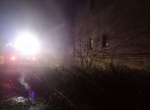 Пожар в Кушве. И вновь в заброшенном здании.