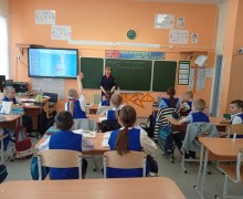 Сотрудники Госавтоинспекции  посетили учащихся школы №20