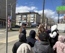 Урок безопасности для юных пешеходов.