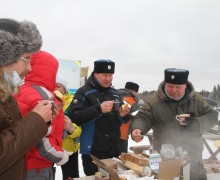 В Верхней Баранче прошли крещенские купания