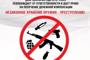 Добровольная сдача оружия и боеприпасов к нему.